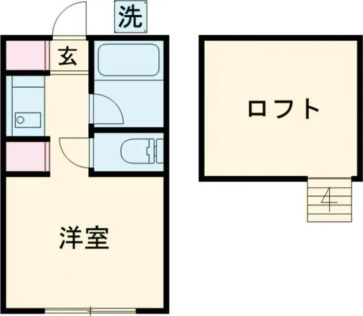 エクセランス小金井 1階階 間取り