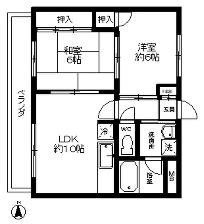 リベルテ八王子 5階階 間取り