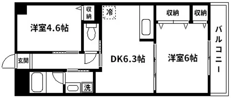 ストークコート 2階階 間取り