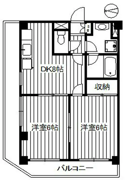テラスパウロニア 2階階 間取り