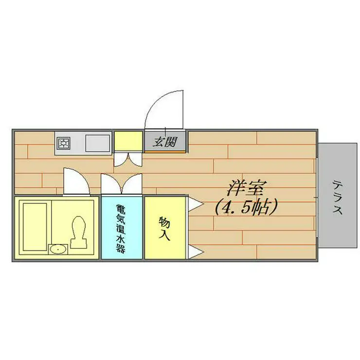 ベルハイツ座間 2階階 間取り