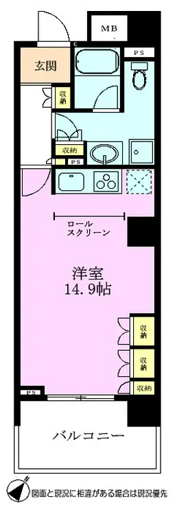 ドレイクふじみ野 13階階 間取り