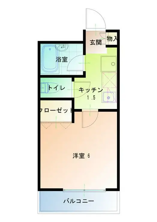 アダージョ 3階階 間取り