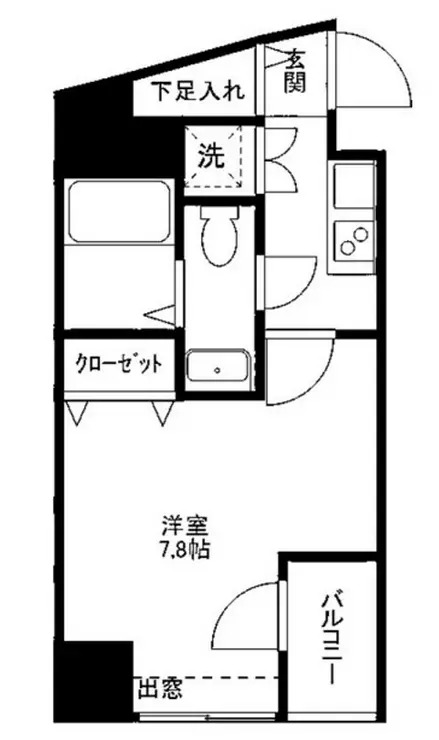 レガスタ東向島 9階階 間取り