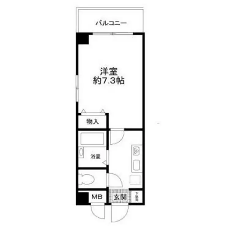 エクセレント新橋 2階階 間取り