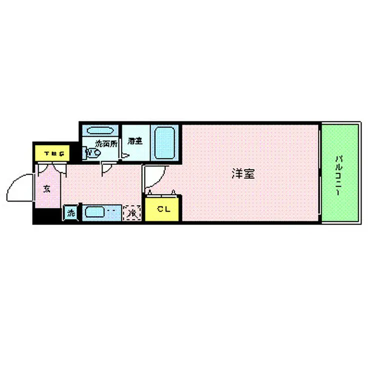 プレール・ドゥーク東京CANAL 6階階 間取り