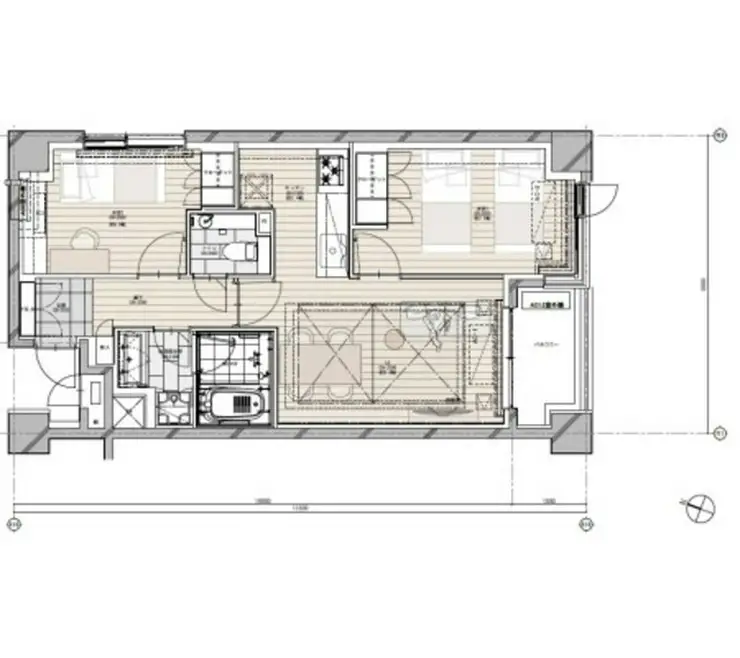 NK青山ホームズ 2階階 間取り