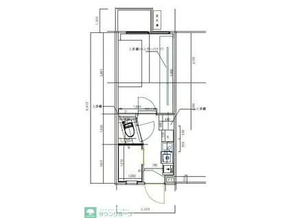 I.TERRACE(1K/3階)の間取り写真