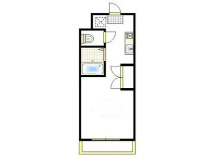 サンヴェール府中(ワンルーム/2階)の間取り写真