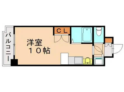 ベルガ菅原(ワンルーム/5階)の間取り写真