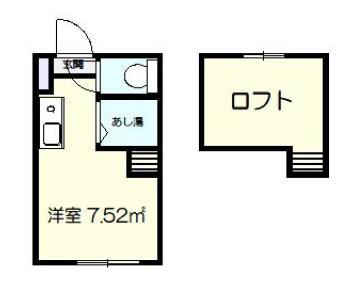 アーバンプレイス東高円寺V(ワンルーム/2階)の間取り写真