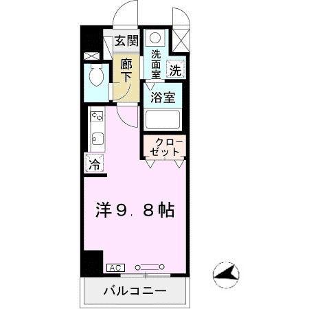 PRIMAVERA KOBE(ワンルーム/2階)の間取り写真