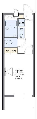 レオパレス大池橋(1K/3階)の間取り写真