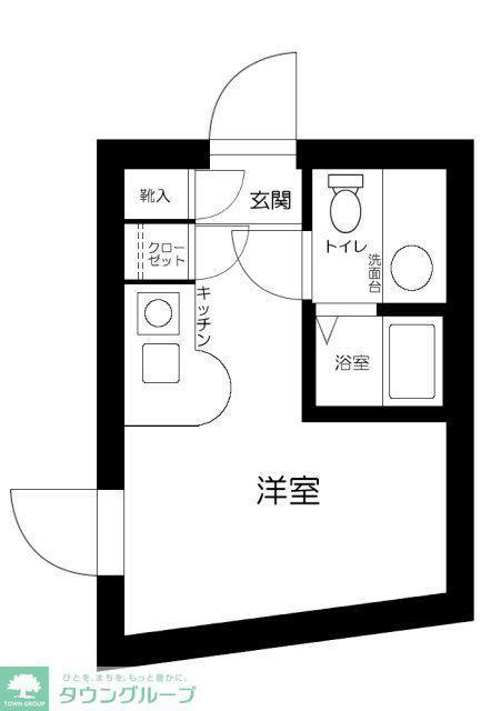 APARTMENT小石川後楽園(ワンルーム/3階)の間取り写真