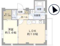 BOWMORE茗荷谷(1LDK/3階)の間取り写真