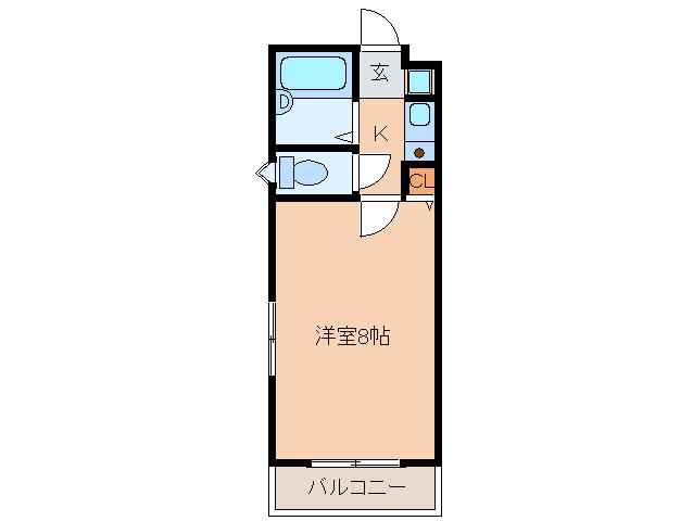 THE SQUARE・ATAGO RESIDENCE(1K/8階)の間取り写真