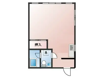 静岡証券ビル(ワンルーム/3階)の間取り写真