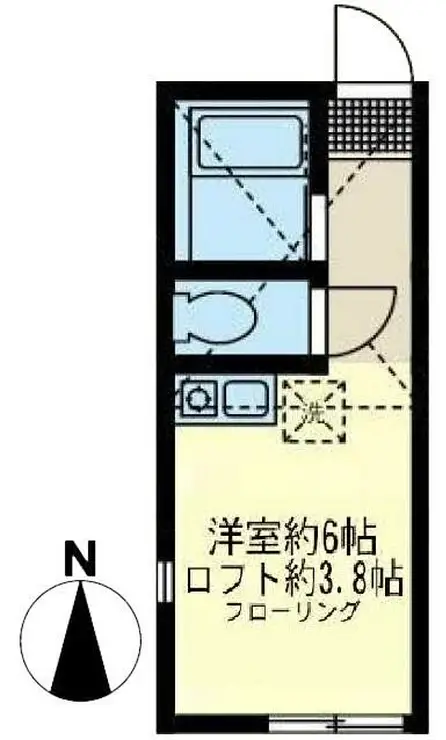 ユナイト小向リッジ 1階階 間取り