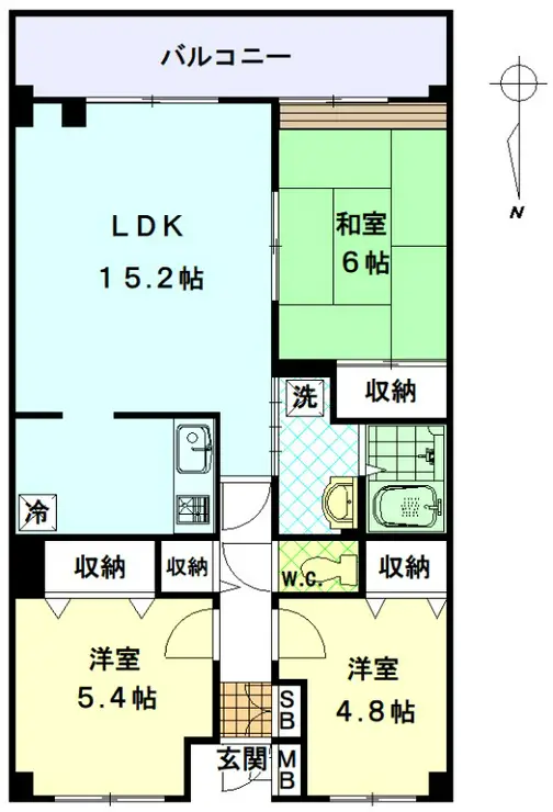 ロイヤルハイム 4階階 間取り