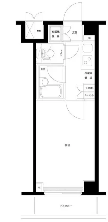ルーブル蒲田六番館 2階階 間取り
