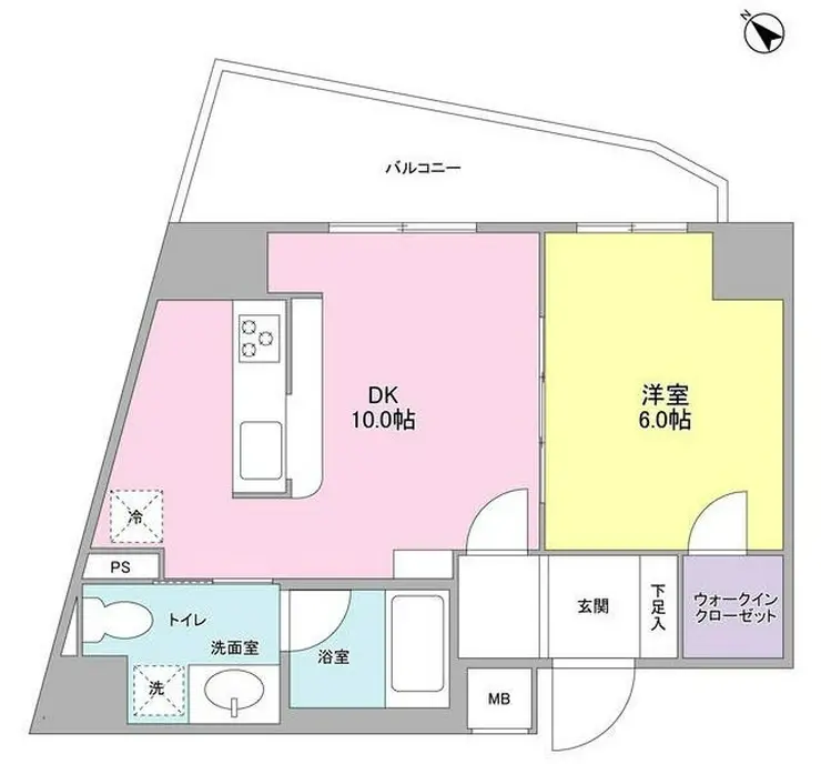 プロスペクト西巣鴨 9階階 間取り