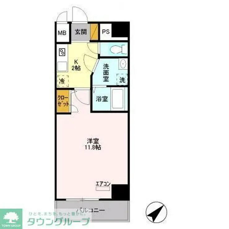 キャメロット新越谷 5階階 間取り