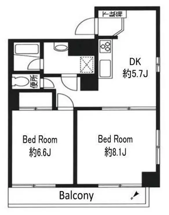日神パレステージ東長崎 4階階 間取り