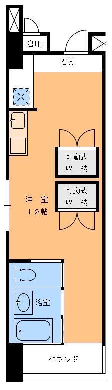 ORIGINAL BOX 28(ワンルーム/7階)の間取り写真