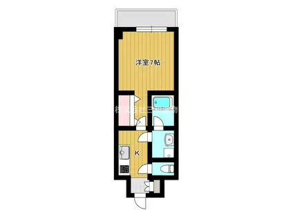シック朝霞(1K/1階)の間取り写真