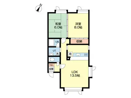 セントエルモ(2LDK/3階)の間取り写真