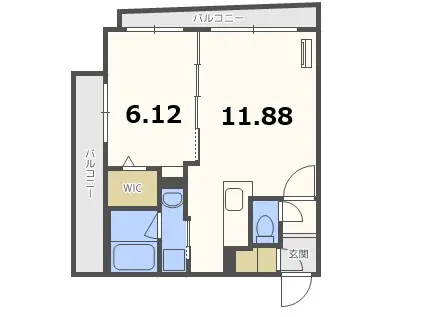 コローレ宮の沢(1LDK/4階)の間取り写真