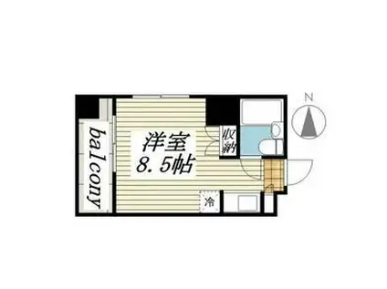 ラ・レジダンス・ド・ノーブル(ワンルーム/3階)の間取り写真