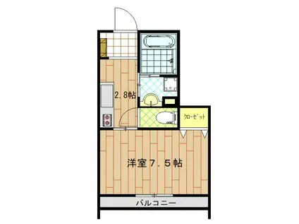 YSPRECIOUS 2(1K/1階)の間取り写真