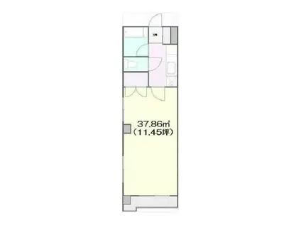 エスペロビル(1K/3階)の間取り写真