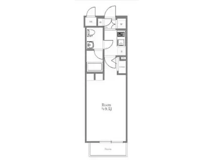ARTESSIMO ALLES(1K/4階)の間取り写真