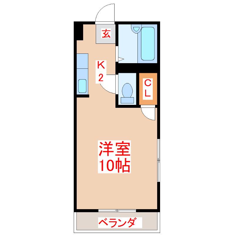 ABITARE TANIYAMA(ワンルーム/5階)の間取り写真