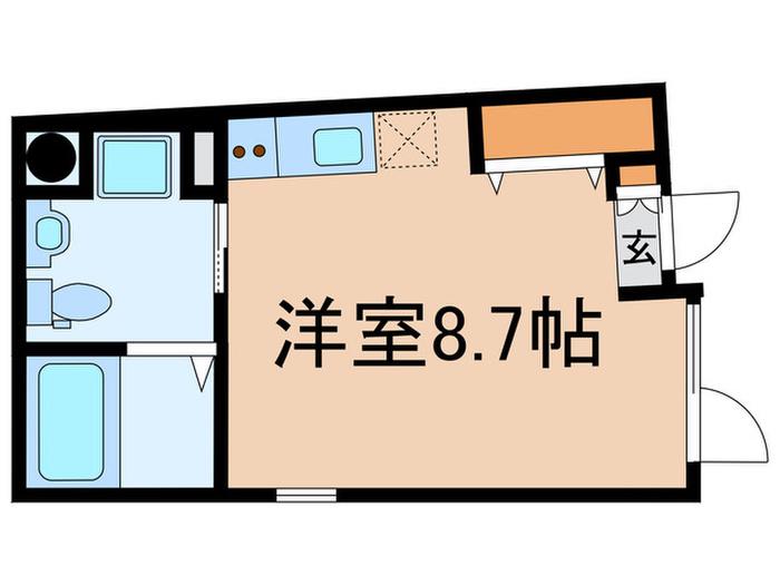 DORCUS MEJIRO(ワンルーム/2階)の間取り写真