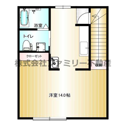 トラビス水戸トモゑ(1LDK/2階)の間取り写真