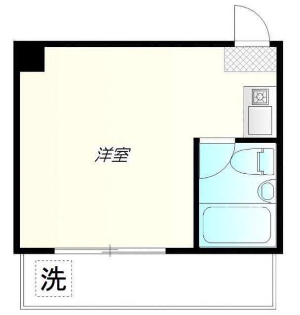 リエス本郷(ワンルーム/3階)の間取り写真