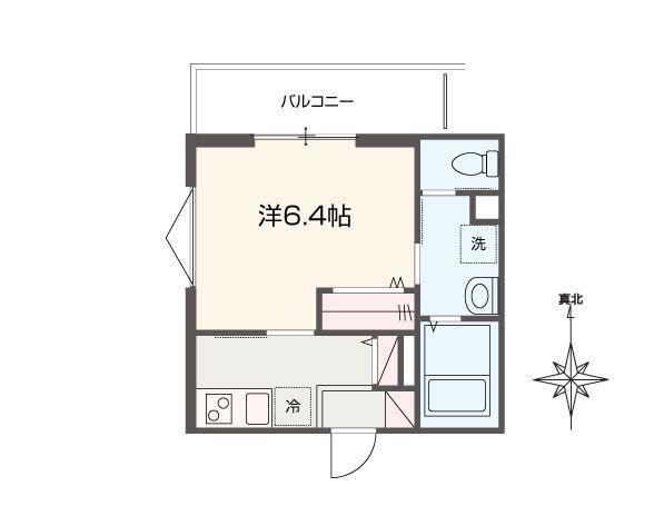 MELLAS北赤羽(1K/1階)の間取り写真