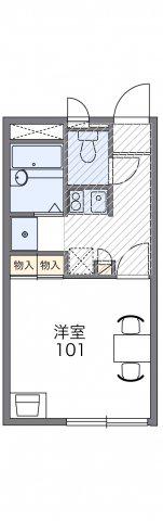 フェニックス(1K/2階)の間取り写真