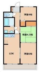センチュリー吹上(3DK/4階)の間取り写真