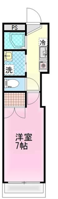 Kレジデンス大手町(1K/3階)の間取り写真