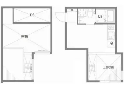 阿佐ヶ谷アパートメント(ワンルーム/2階)の間取り写真