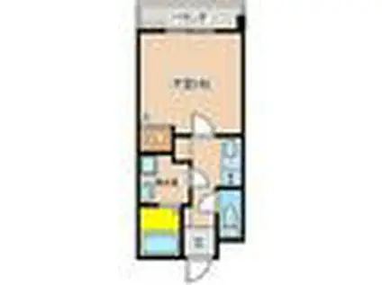 熊本市西区池田3丁目(1K/2階)の間取り写真