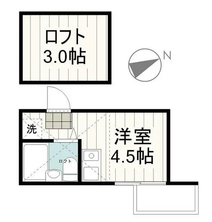 シャンテ東日暮里 3階階 間取り