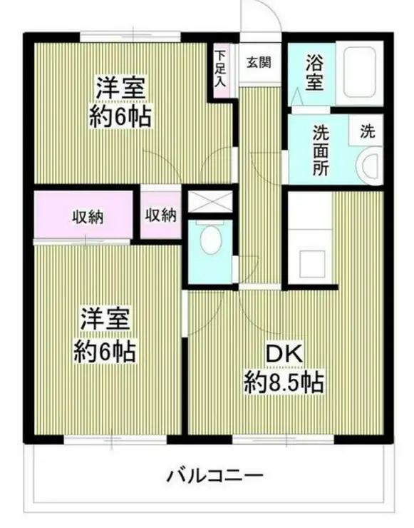 ハイツプレントリー 2階階 間取り