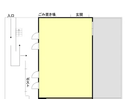 KYパレス曙II(ワンルーム/1階)の間取り写真