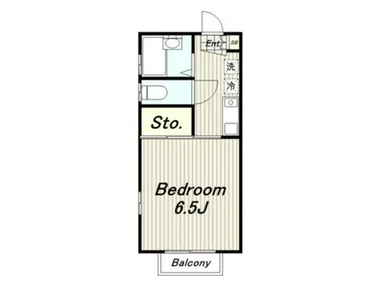 コーポMIYABI(1K/2階)の間取り写真