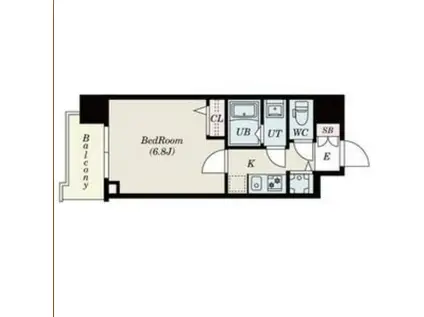 S-RESIDENCE天満GRACIS(1K/10階)の間取り写真